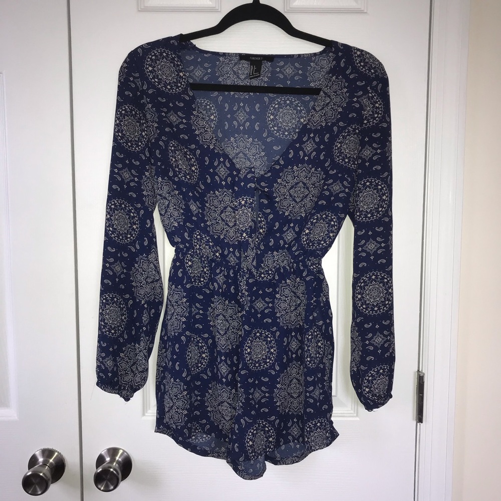 Long-Sleeve Romper